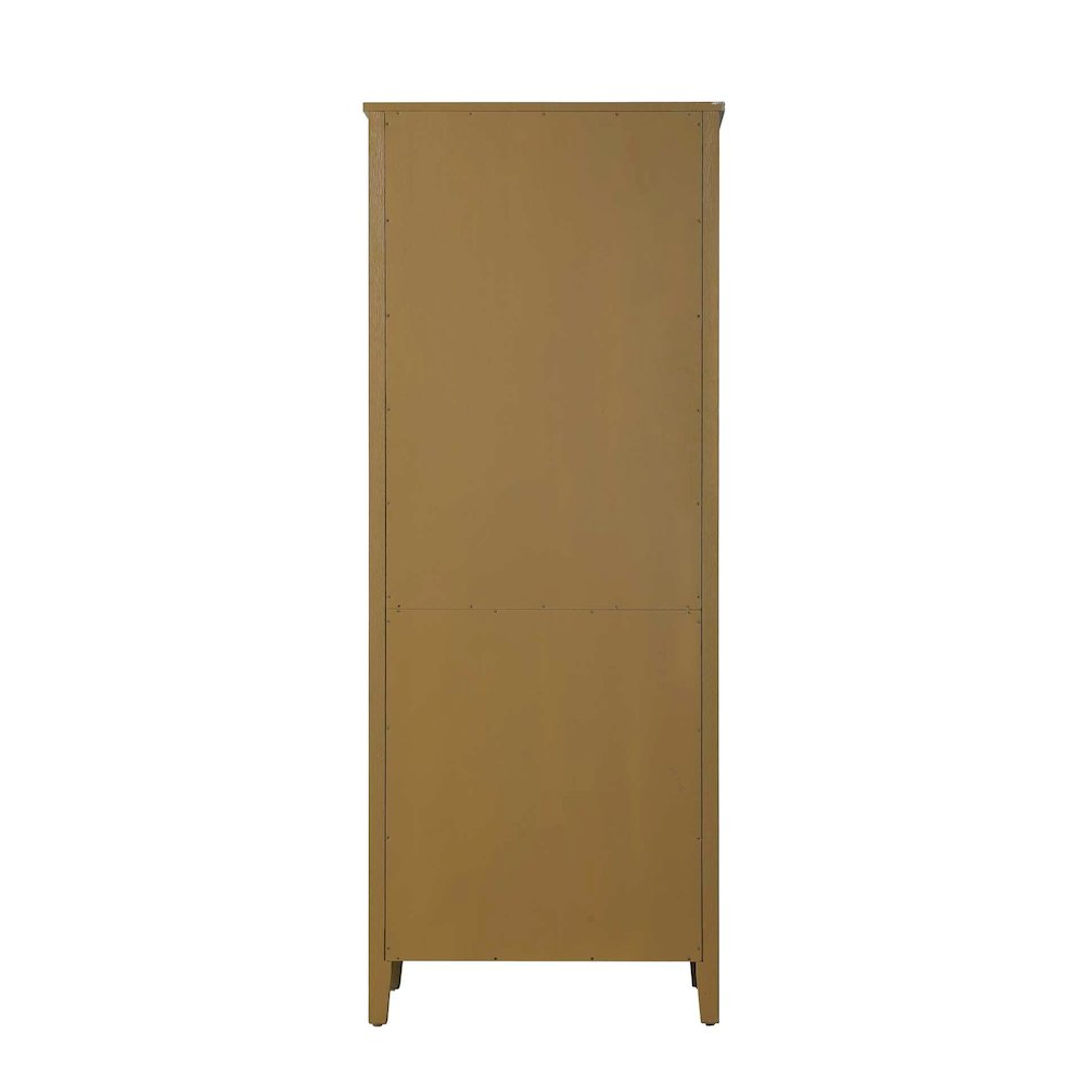 28 Inch Open Shelving Bath Storage Cabinet in Hazel Oak