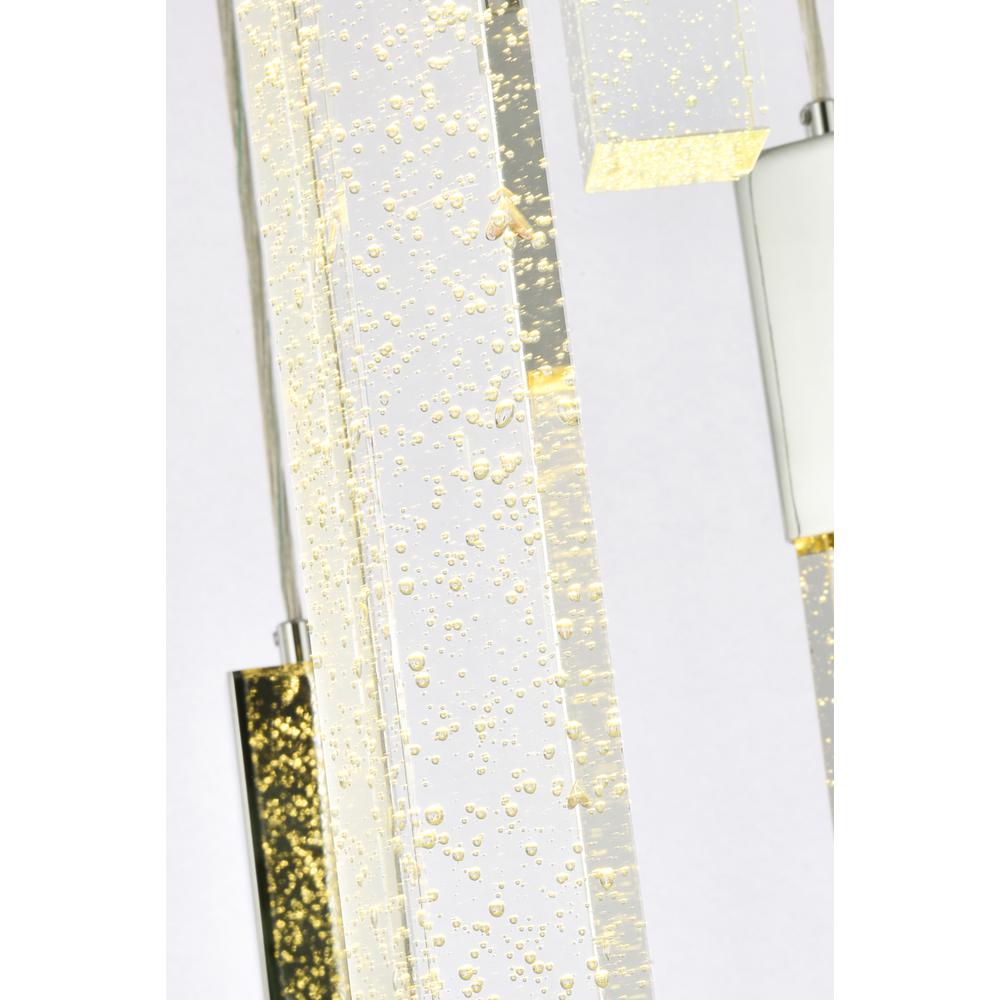 Weston 13 lights pendant in chrome
