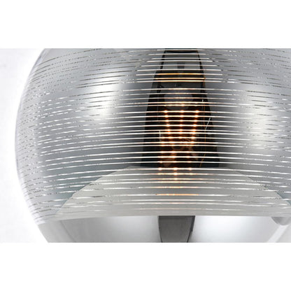 Reflection Collection Pendant D9.5in H9.5in Lt:1 Chrome finish