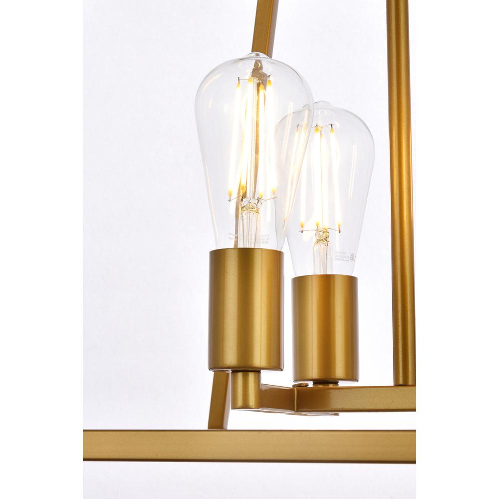 Declan 16 inch pendant in brass