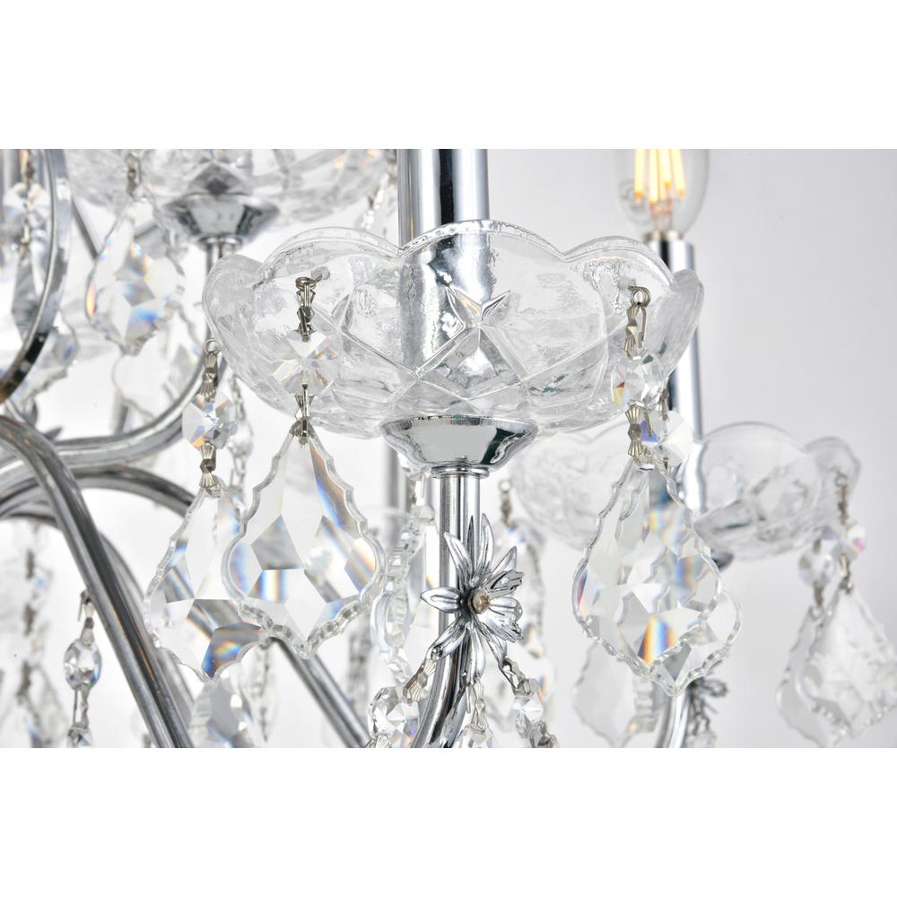St. Francis 12 light Chrome Chandelier Clear Royal Cut Crystal
