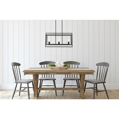 Voir 3 lights pendant in black