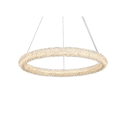 Bowen 26 inch Adjustable LED Chandelier in Satin Gold