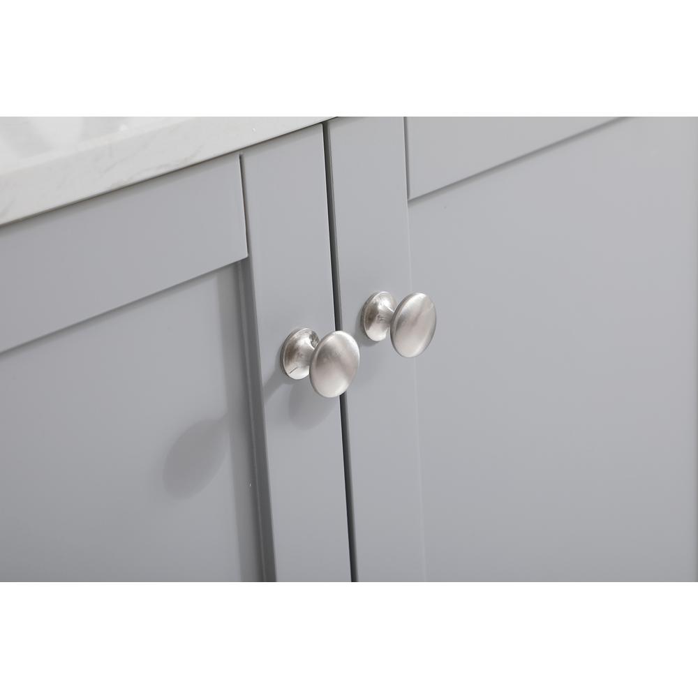 42 inch Single Bathroom Vanity in Grey with Backsplash