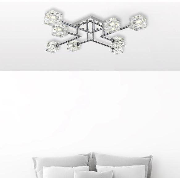 Lyra 32 inch Flush Mount in Chrome