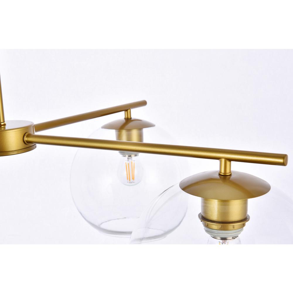Opus 4 lights brass pendant