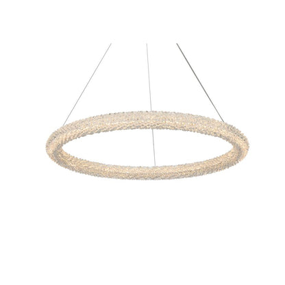 Bowen 32 inch Adjustable LED Chandelier in Satin Gold