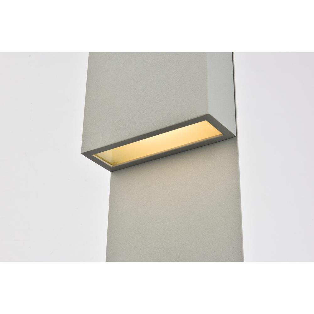 Raine Integrated LED wall sconce  in silver