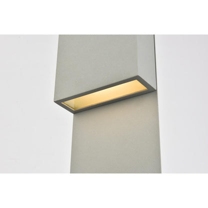 Raine Integrated LED wall sconce  in silver