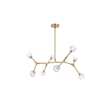 Zayne 8 Light Pendant in Gold