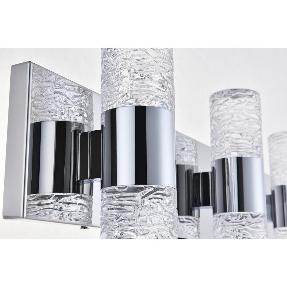 Vega 6 light Chrome LED Wall Sconce