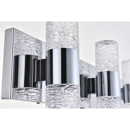 Vega 6 light Chrome LED Wall Sconce