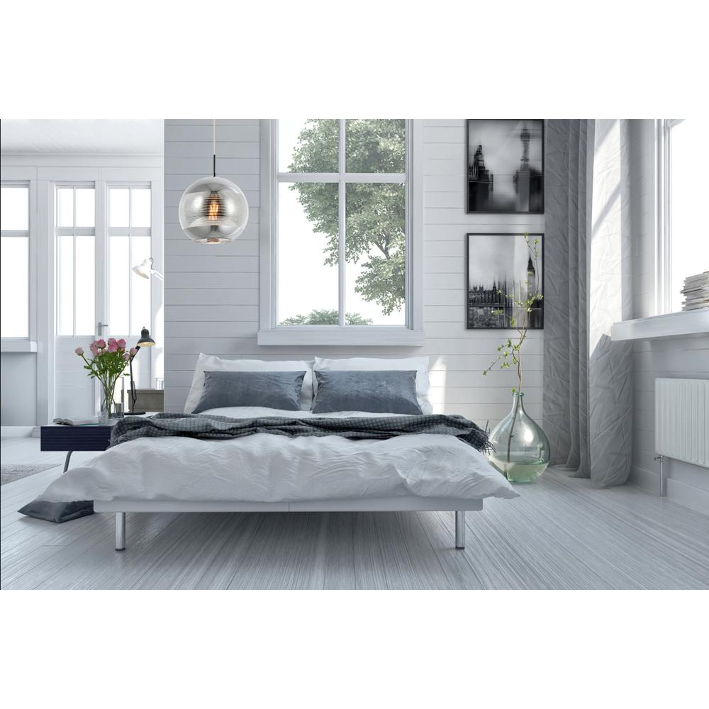 Reflection Collection Pendant D9.5in H9.5in Lt:1 Chrome finish