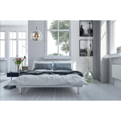 Reflection Collection Pendant D9.5in H9.5in Lt:1 Chrome finish