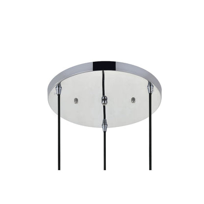 Waltz 3 Light Chrome Pendant