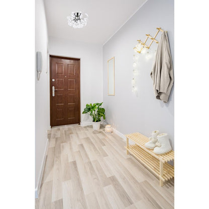 Ritz 4 Light Chrome Flush Mount, Wall Sconce