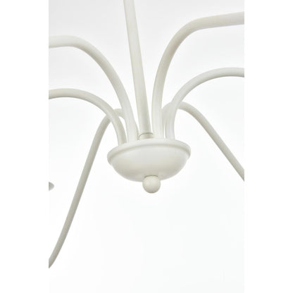Rohan 30 inch chandelier in White