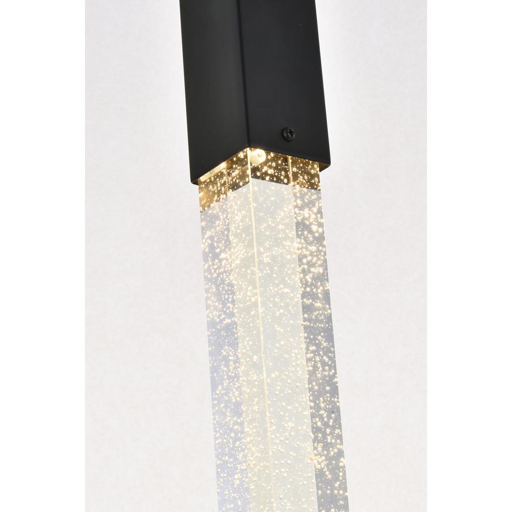 Weston 5 lights pendant in black