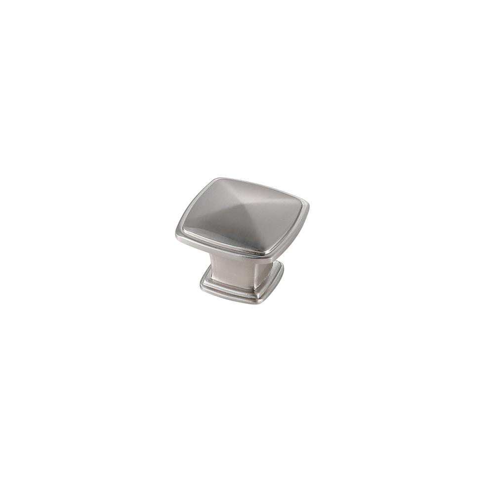 Marcel 1.2" Brushed Nickel Square Knob Multipack (Set of 10)
