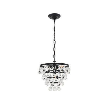 Kora 3 light Black Pendant