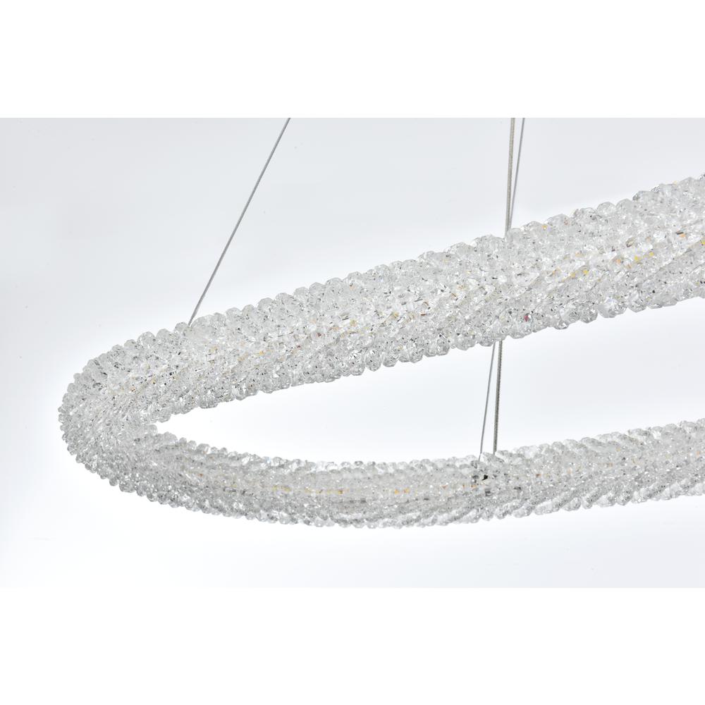 Bowen 42 inch Adjustable LED Chandelier in Chrome