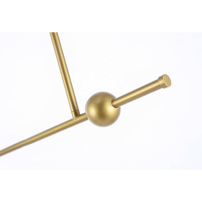 Brees 1 Light Brass Pendant
