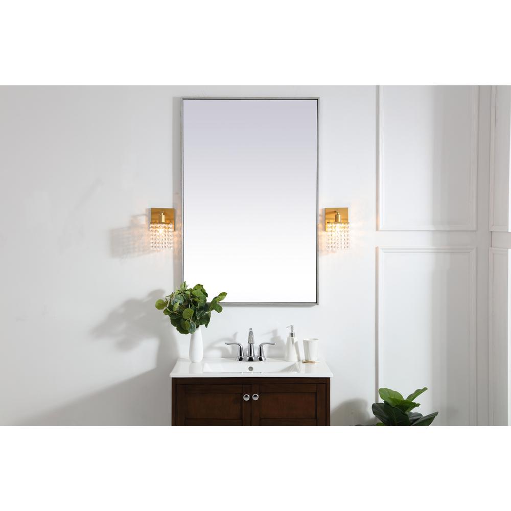 Phineas 1 light Brass and Clear Crystals wall sconce