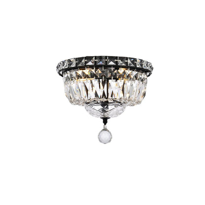 Tranquil 10 inch black flush mount