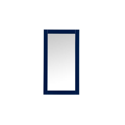 Aqua vanity mirror 18x32 inch in blue