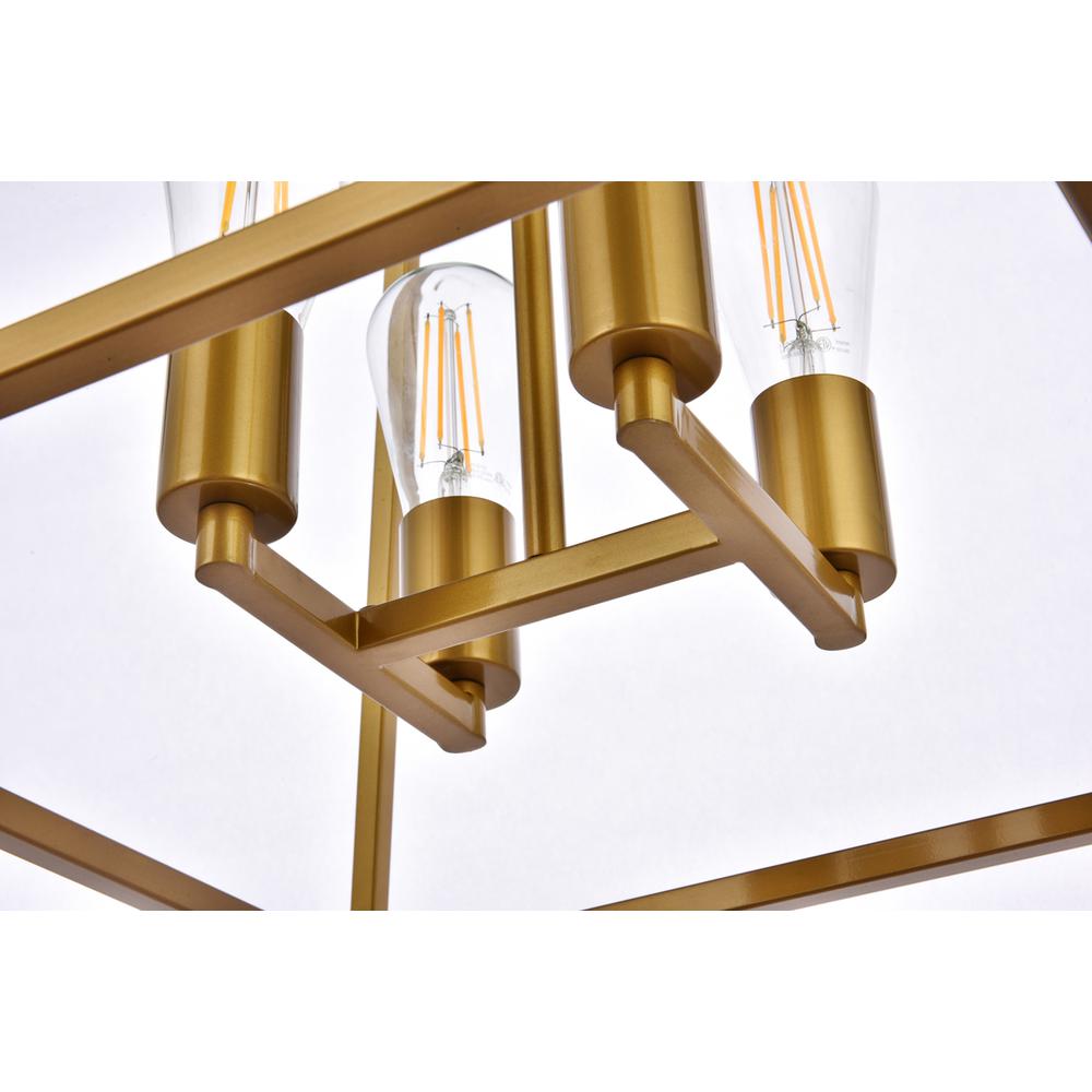 Declan 16 inch pendant in brass
