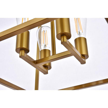 Declan 16 inch pendant in brass