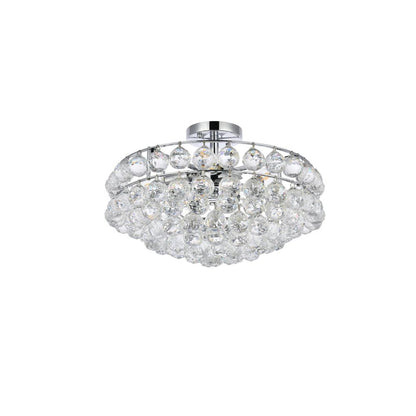 Savannah 18 inch flush mount in chrome