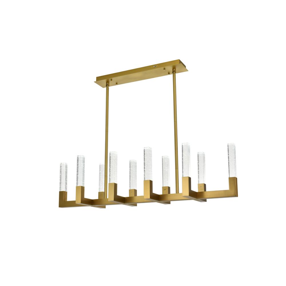 Noemi 48 inch Adjustable LED Pendant in Satin Gold