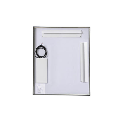 Pier 30x36 inch LED mirror with adjustable color temperature