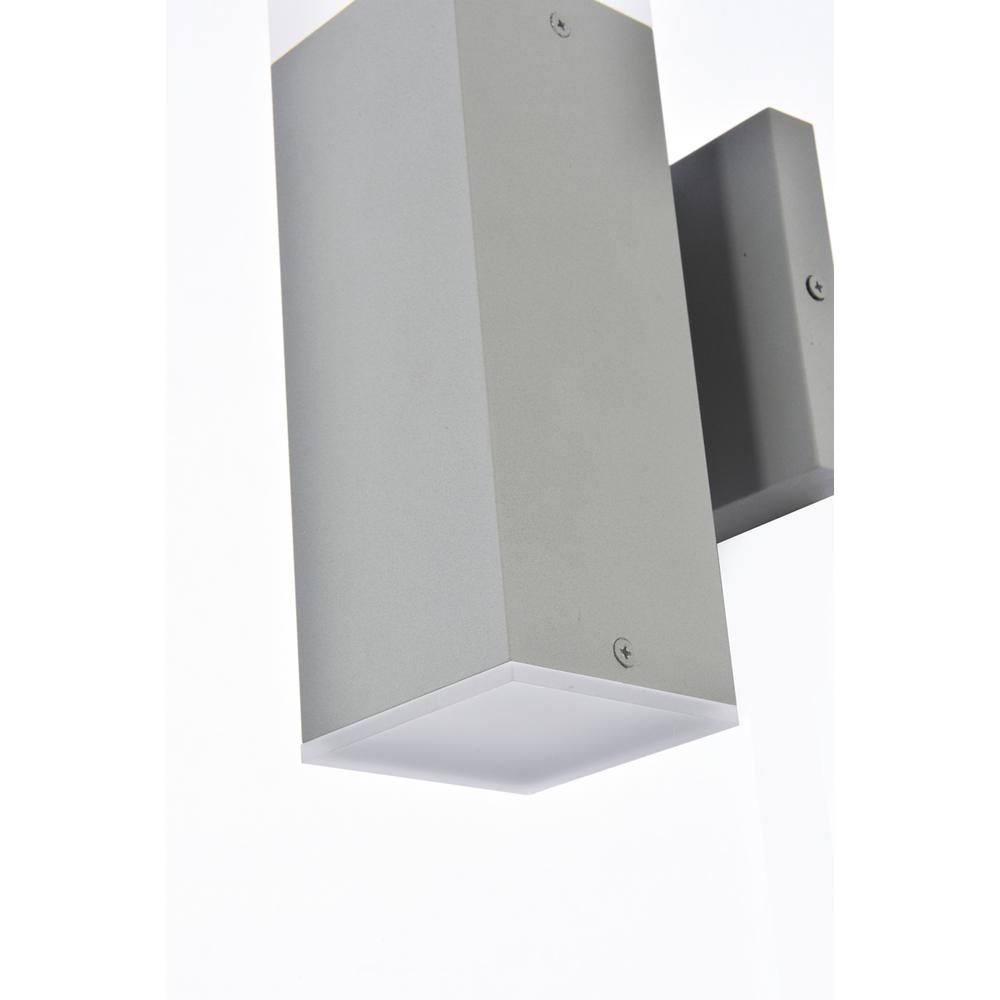 Raine Integrated LED wall sconce  in silver