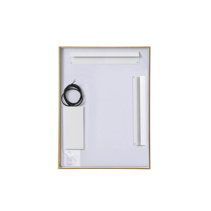 Pier 27x36 inch LED mirror with adjustable color temperature