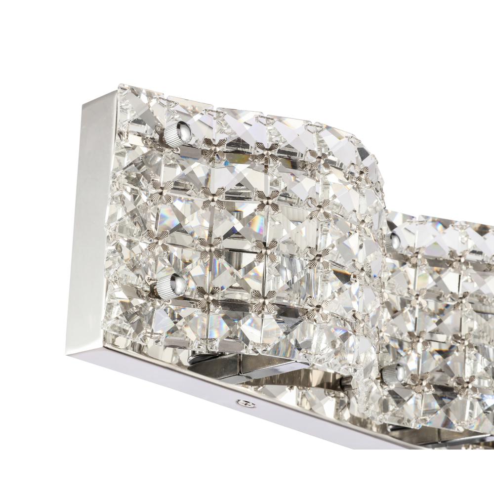 Ollie 4 light Chrome and Clear Crystals wall sconce
