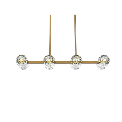 Eren 31 inch Pendant Light in Satin Gold