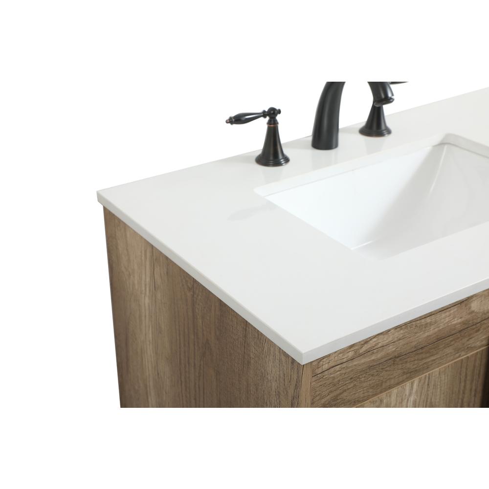 30 inch Single bathroom vanity in natural oak