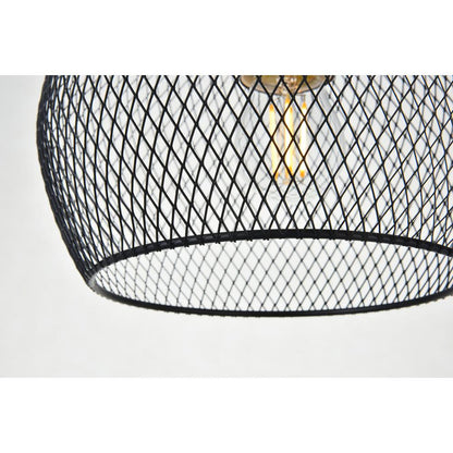 Keller 1 Light Black Pendant