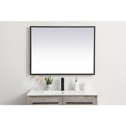 Pier 27x36 inch LED mirror with adjustable color temperature