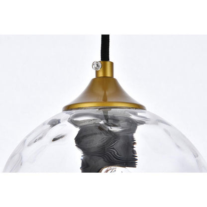 Cashel 6 inch brass pendant