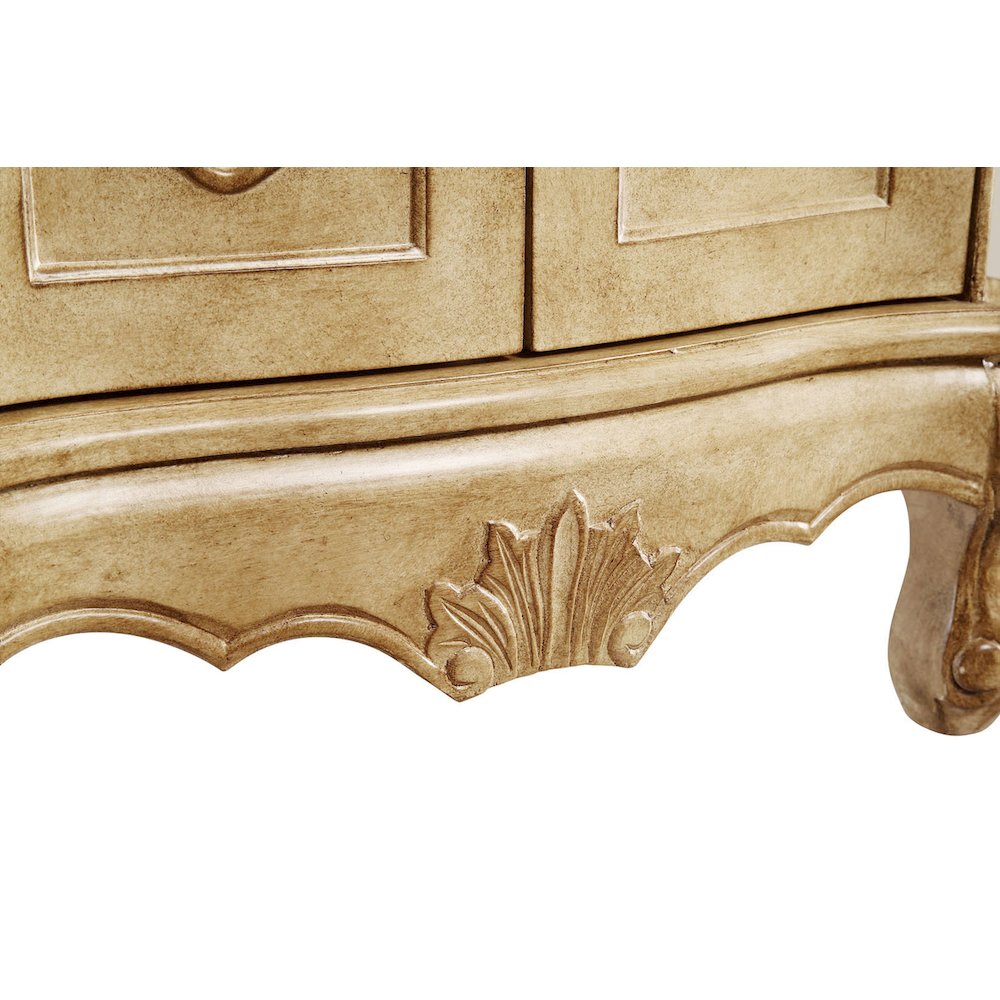 24 inch Single Bathroom vanity in Antique Beige