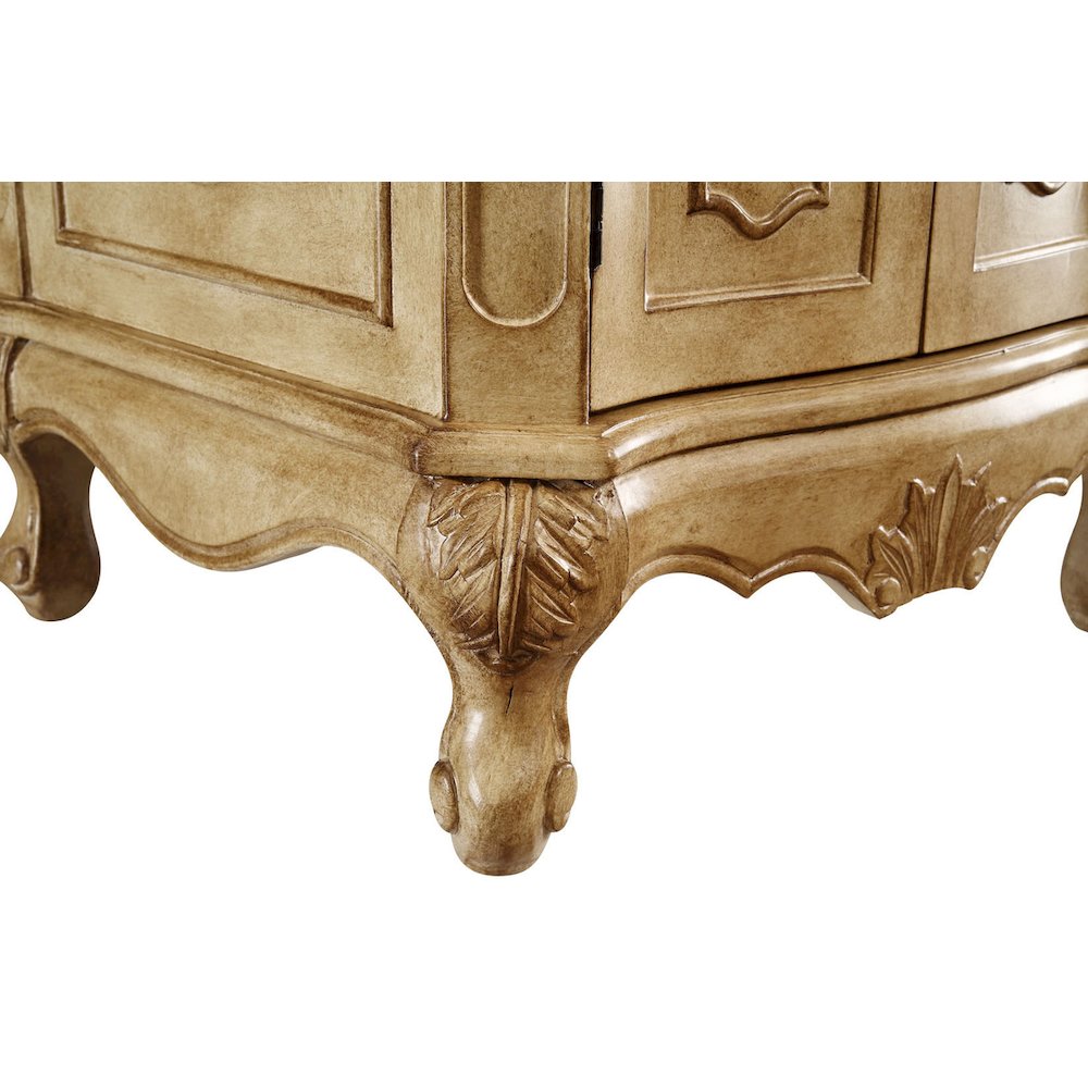 24 inch Single Bathroom vanity in Antique Beige