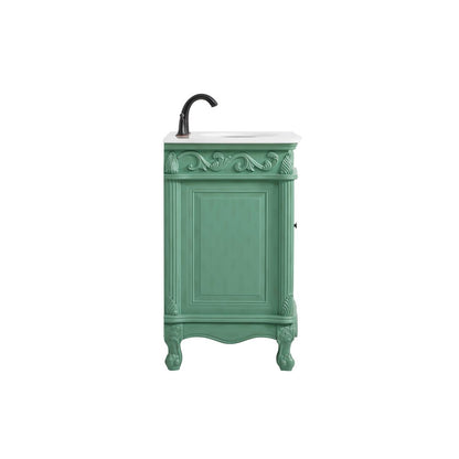 27 inch Single Bathroom vanity in vintage mint
