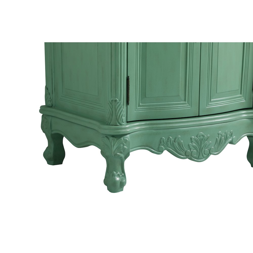 27 inch Single Bathroom vanity in vintage mint