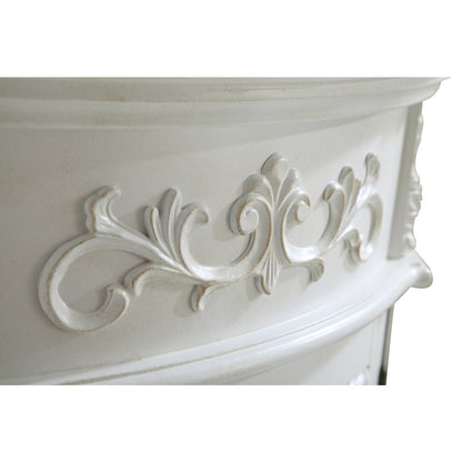 24 inch Single Bathroom vanity in Antique White