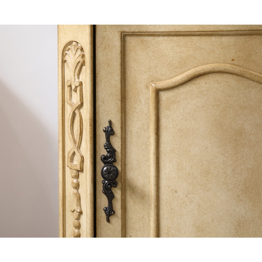 24 inch Single Bathroom vanity in Antique Beige
