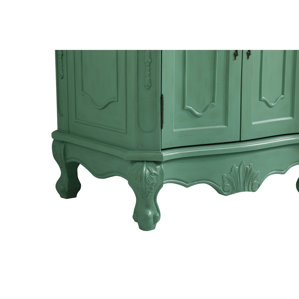 27 inch Single Bathroom vanity in vintage mint