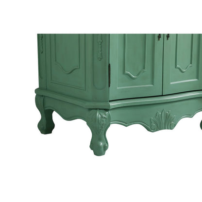 27 inch Single Bathroom vanity in vintage mint